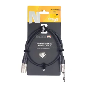 Stagg NAC1PSXMR 1M/3F AUDIO CBL XLRm-ST PLG DL