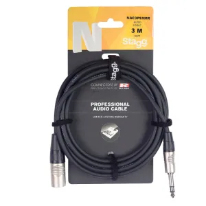 Stagg NAC3PSXMR 3M/10F AUDIO CBL XLRm-ST PL DL