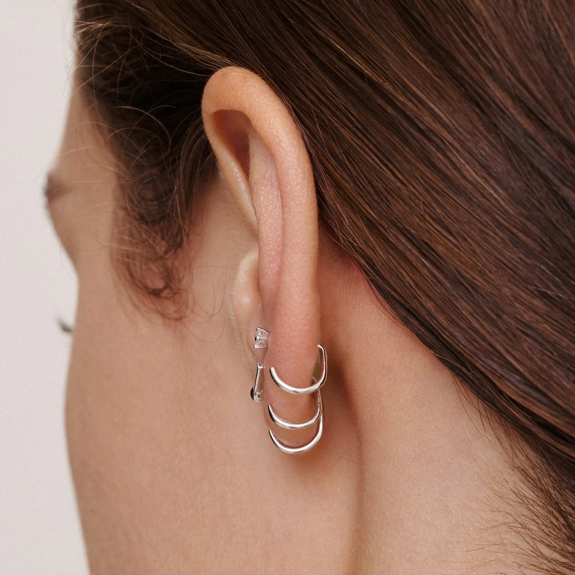 Stay Close Bar Hoops