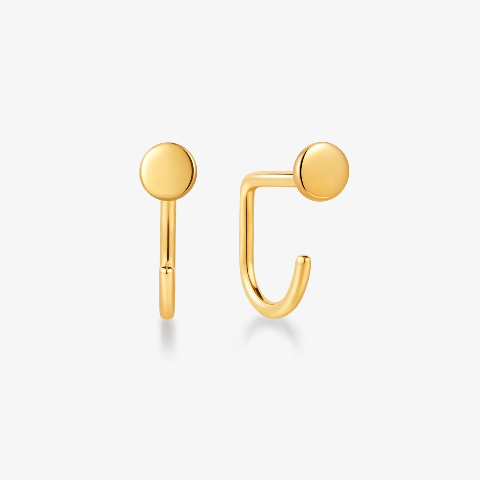 Stay Close Disc Hoops