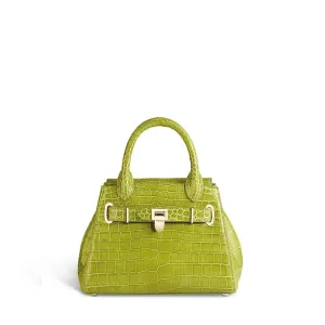 Steamer Mini Handbag in Crocodile