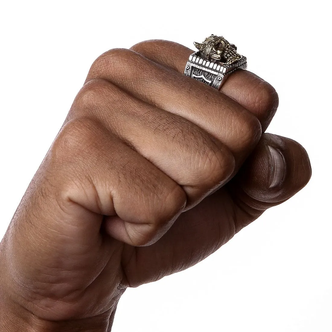 Sterling Silver Viking Skull Ring