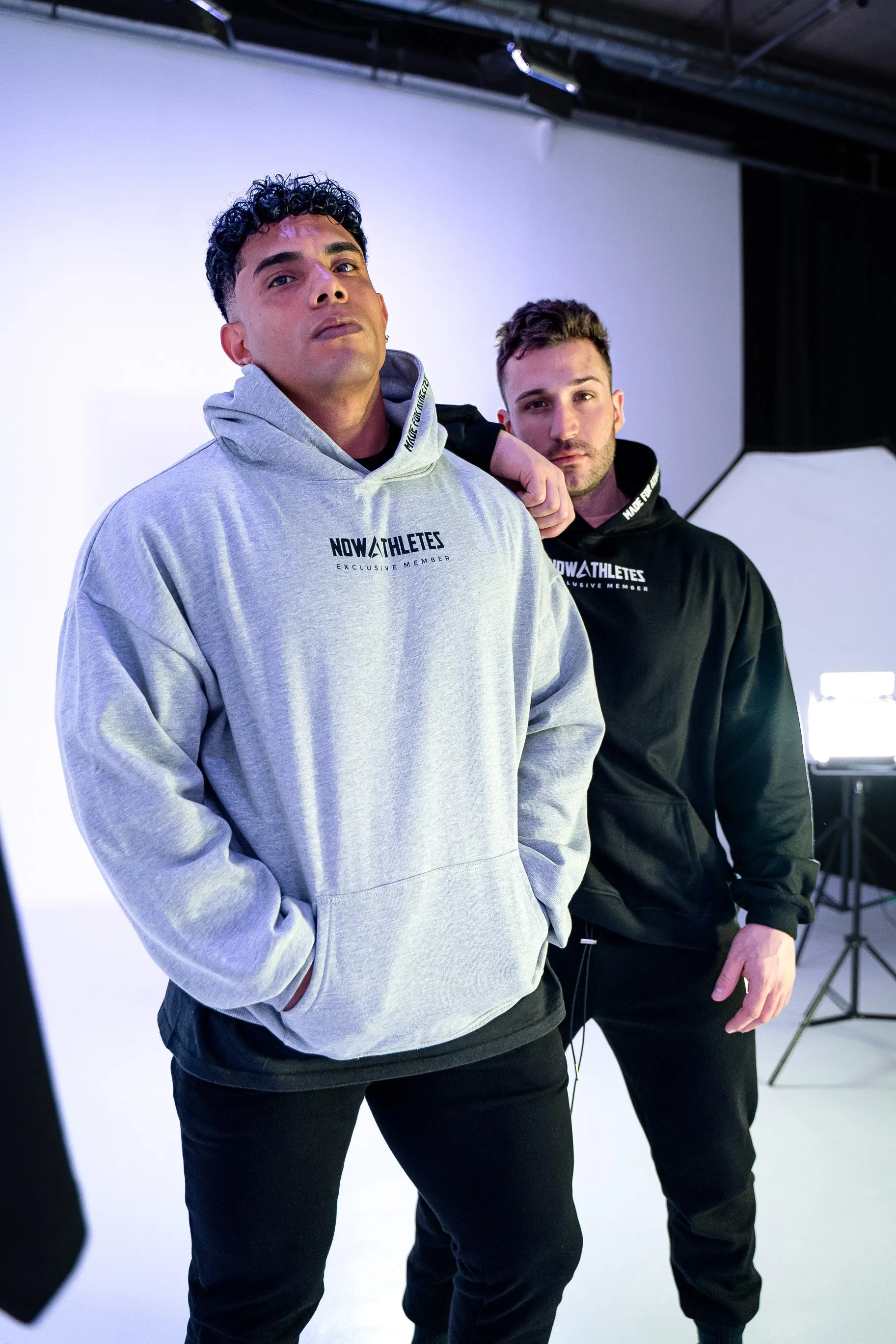 Sudadera Exclusive Member Oversized - Grey