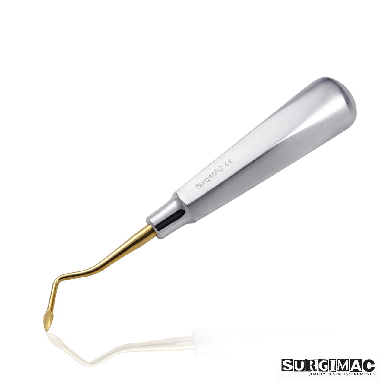 SurgiMac Elevators Spade Elevator Tip Right. Gold coated, 1/pk.