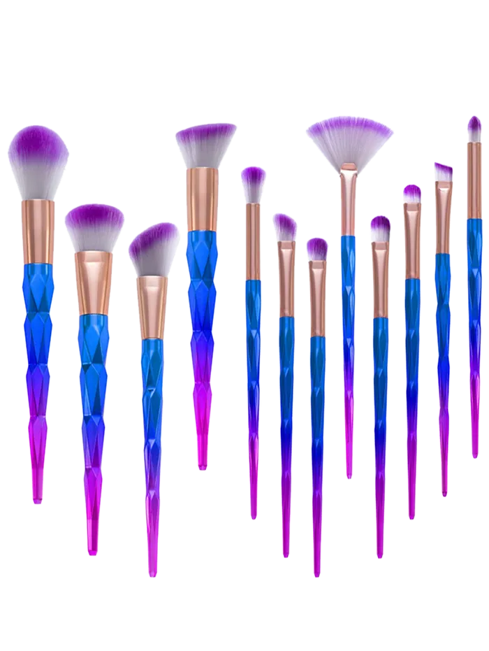 Taper Angular Makeup Brushes Set