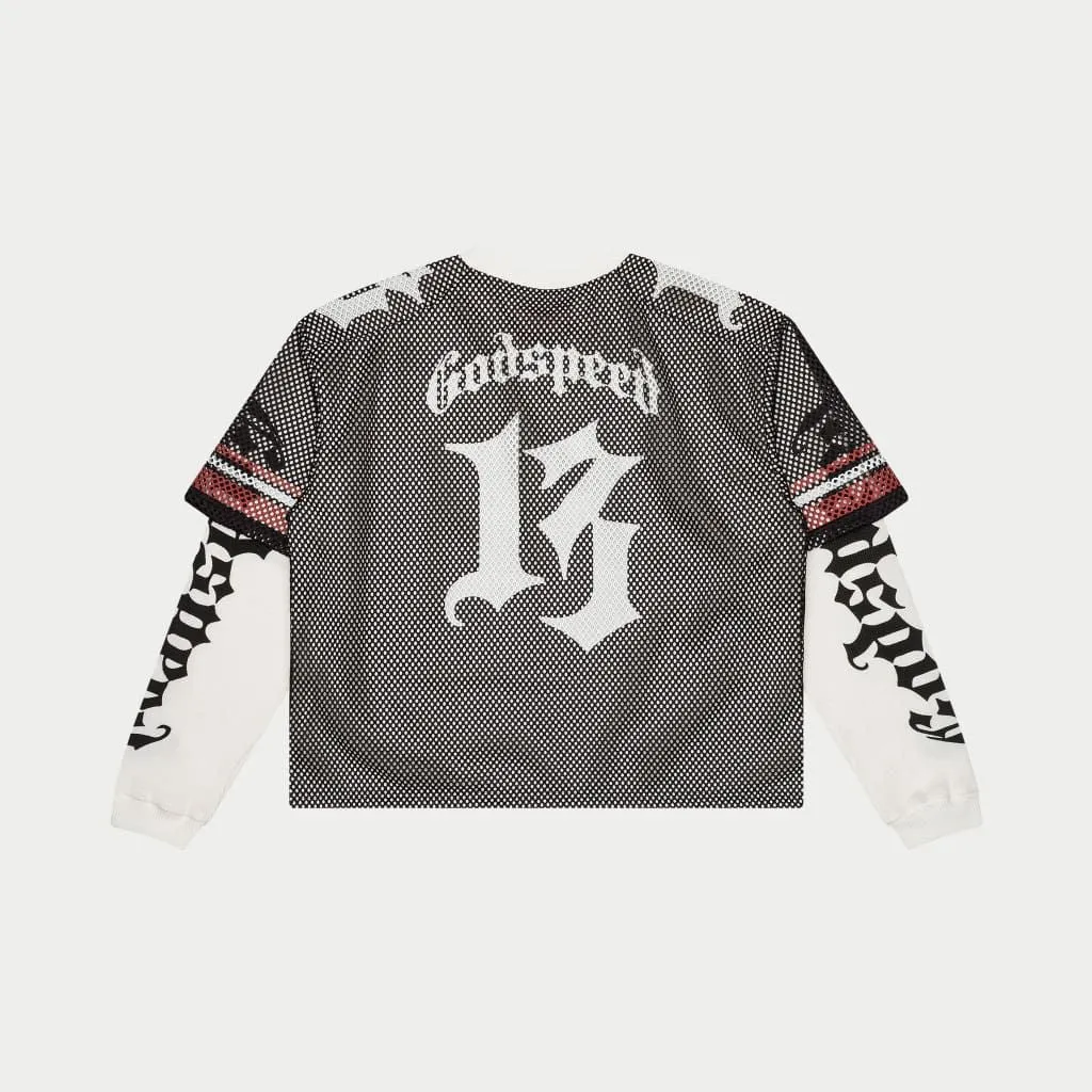 TD Layered Jersey - Black/White/Red