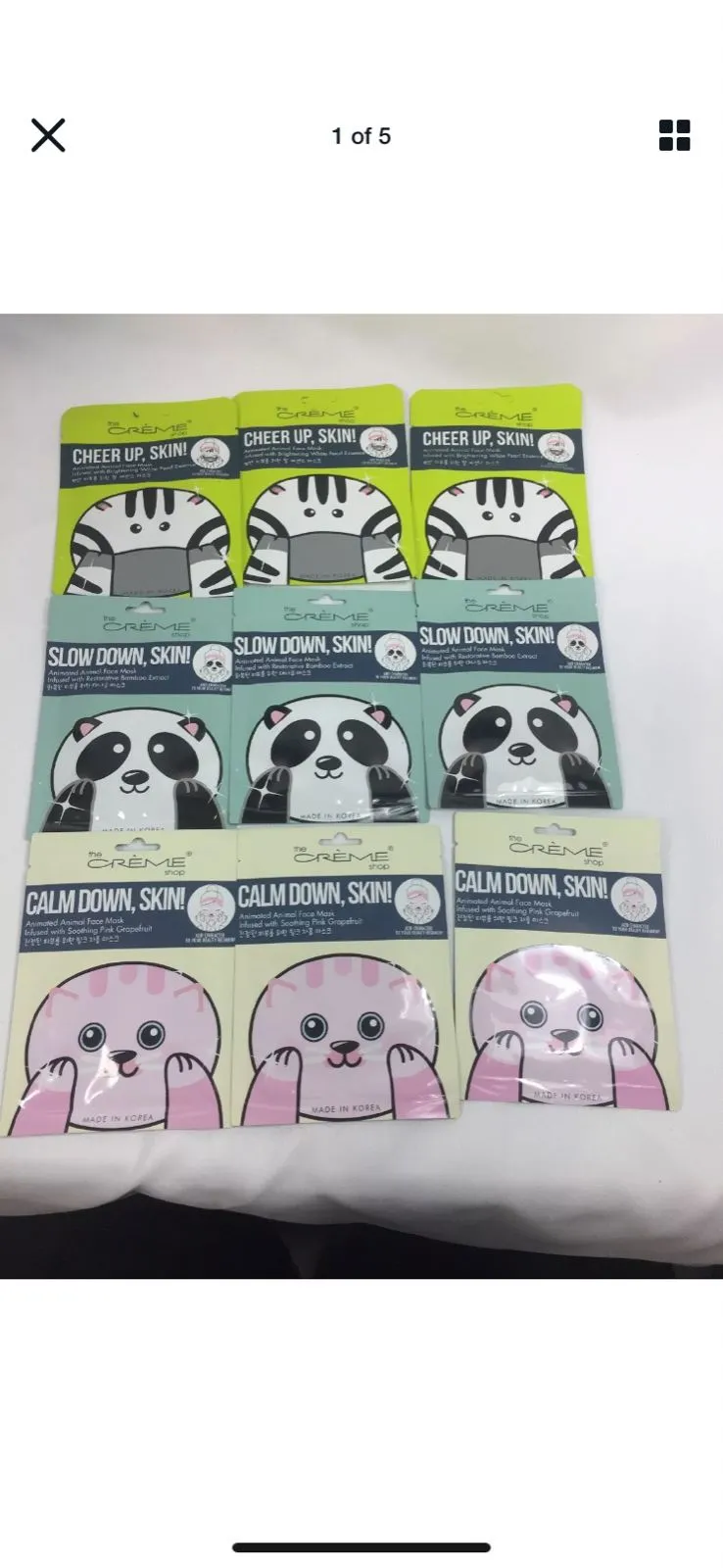 The Creme Shop Gift Sets Bath Bomb Face Mask Lotion Cleanser Wipes YOU CHOOSE