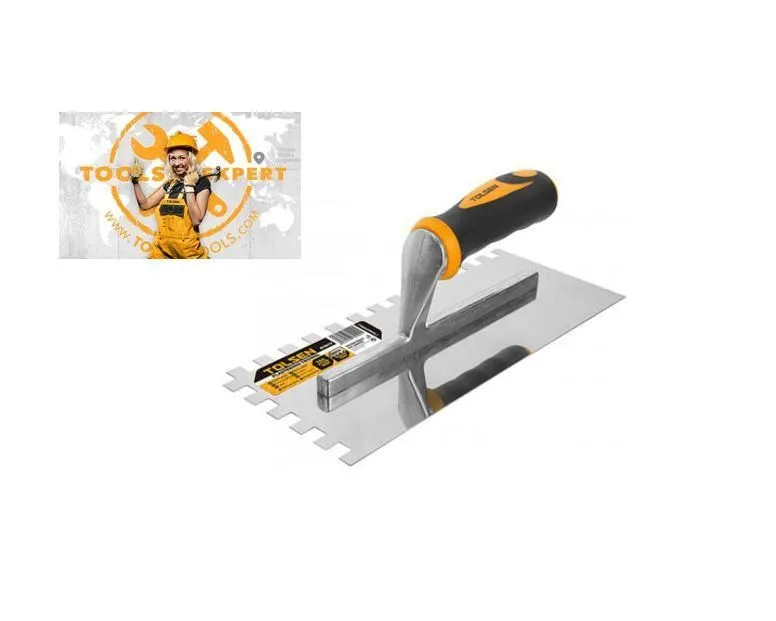 Tolsen Tools, Plastering Trowel with Teeth 280*120mm