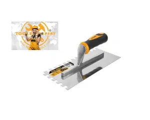 Tolsen Tools, Plastering Trowel with Teeth 280*120mm