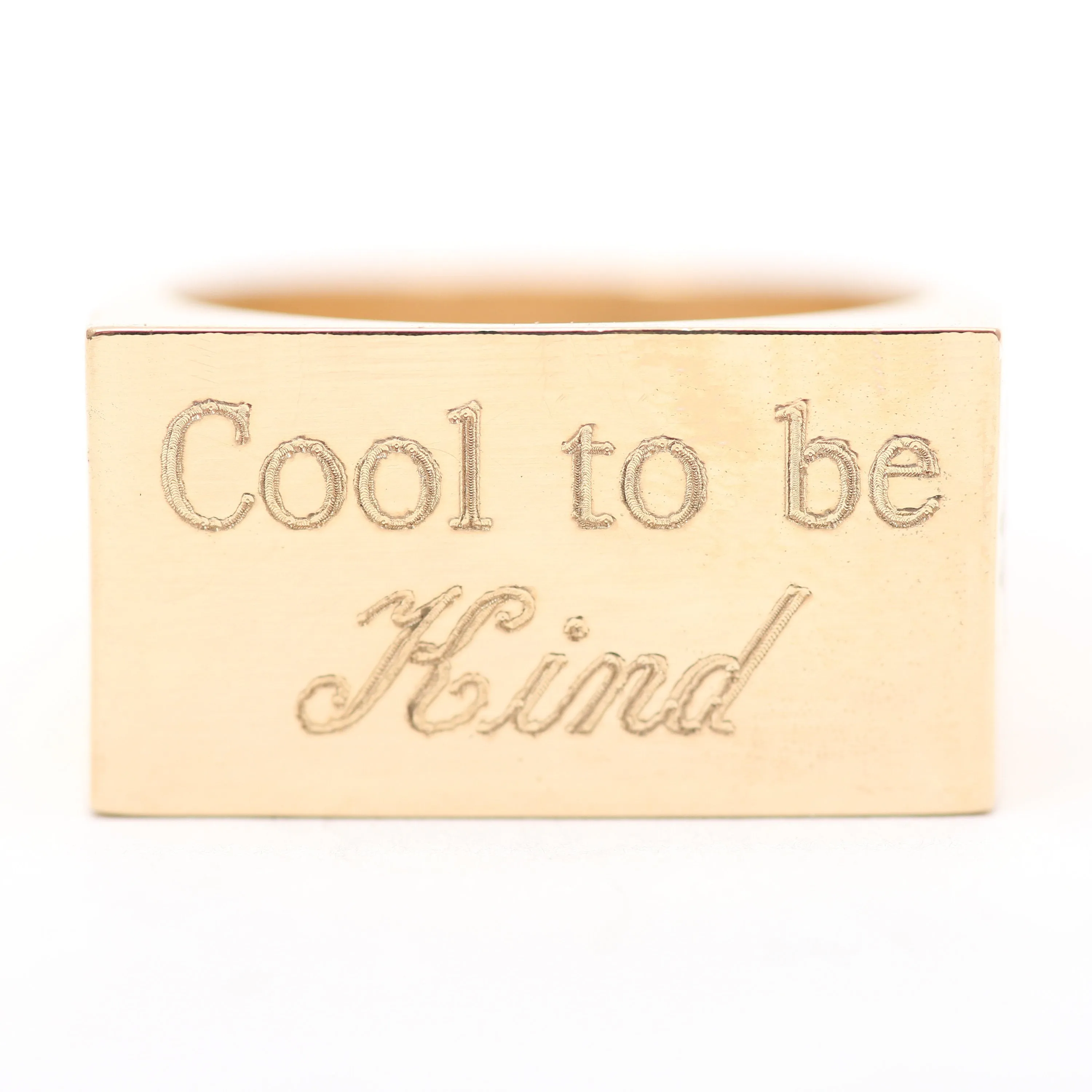 TotemKitten Exclusive Chunky Signet Ring CK