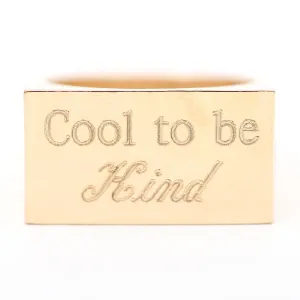 TotemKitten Exclusive Chunky Signet Ring CK
