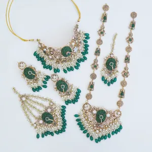 Turkish Crush Stone Elegant Bridal Set