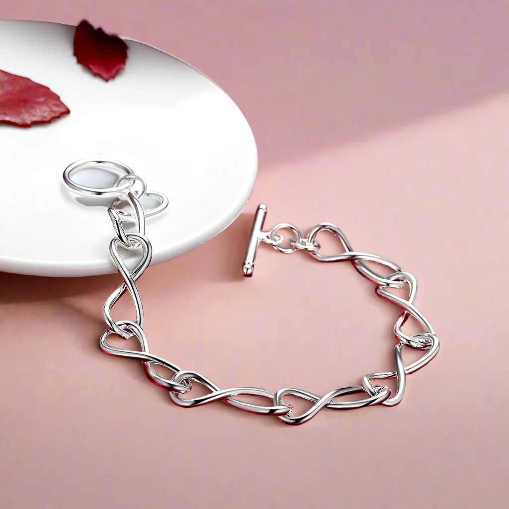 Twisted Infinity Bracelet