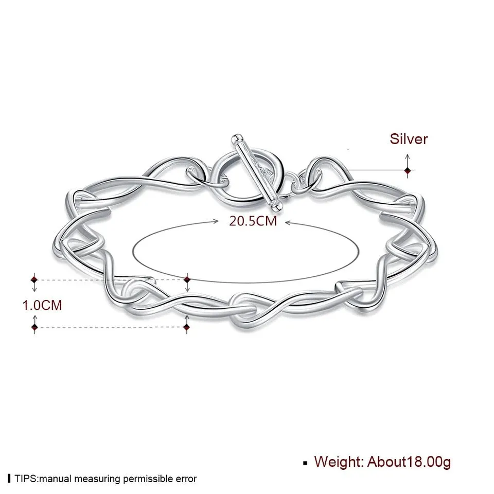 Twisted Infinity Bracelet