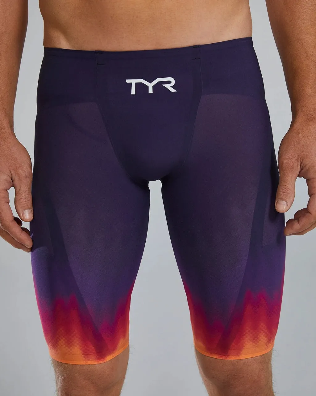 TYR Men's Venzo Influx High Waist Jammer | Navy/Multi