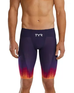 TYR Men's Venzo Influx High Waist Jammer | Navy/Multi