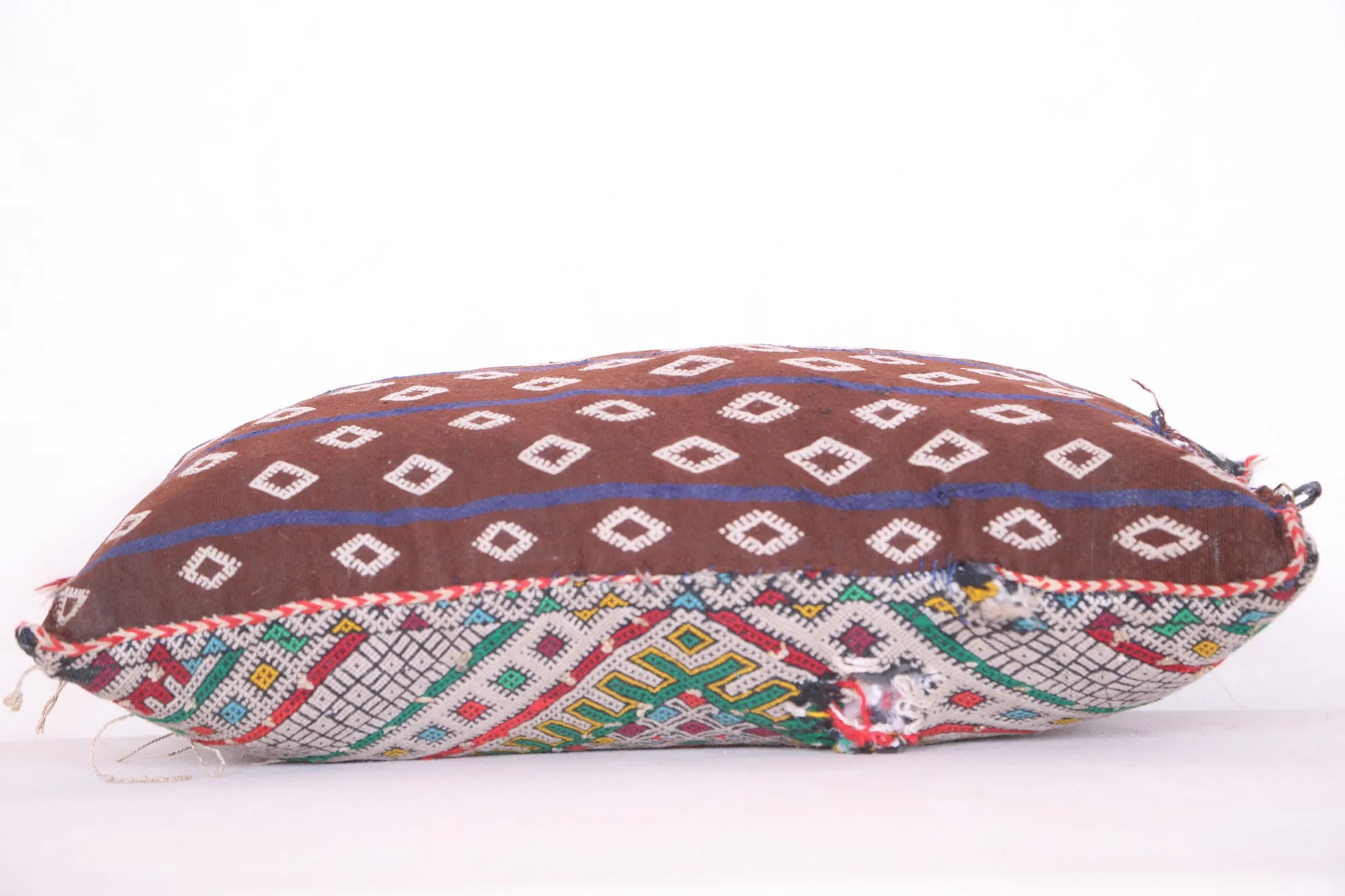 Vintage berber kilim pillow 12.5 INCHES X 22 INCHES