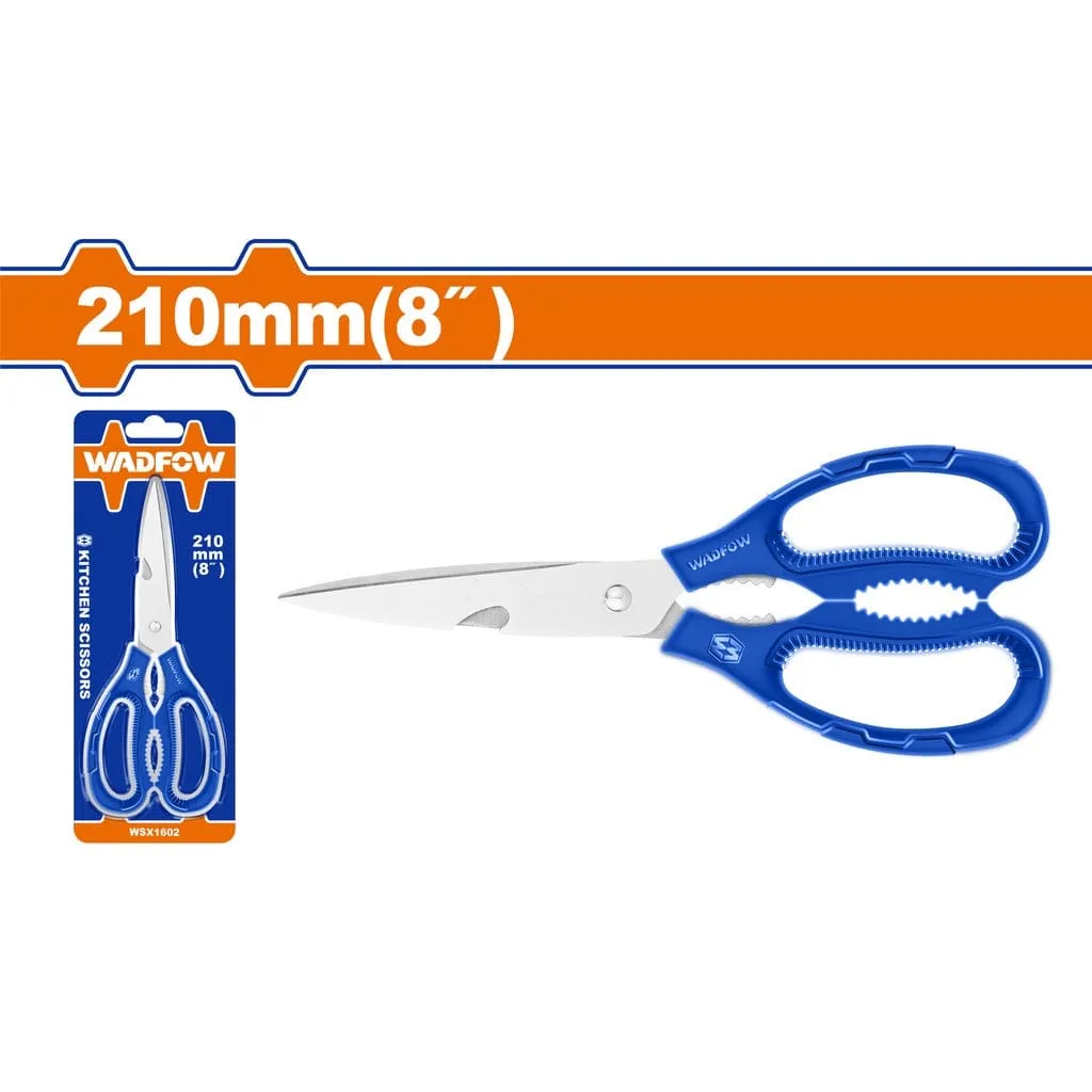 Wadfow 8" Heavy Duty Stainless Steel Kitchen Scissors - WSX1602