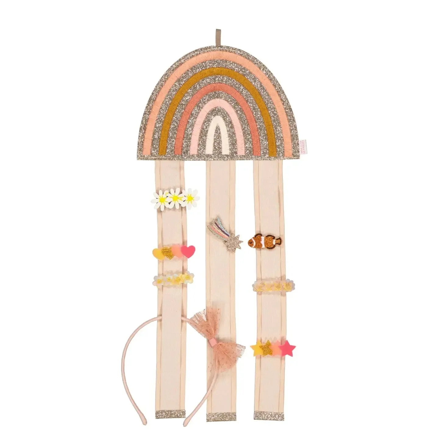 Wall Clip Holder - Pink Rainbow
