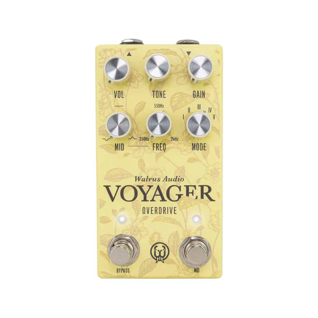 Walrus Audio Voyager Preamp & Overdrive MKII Guitar Effects Pedal, Floral Series 2024