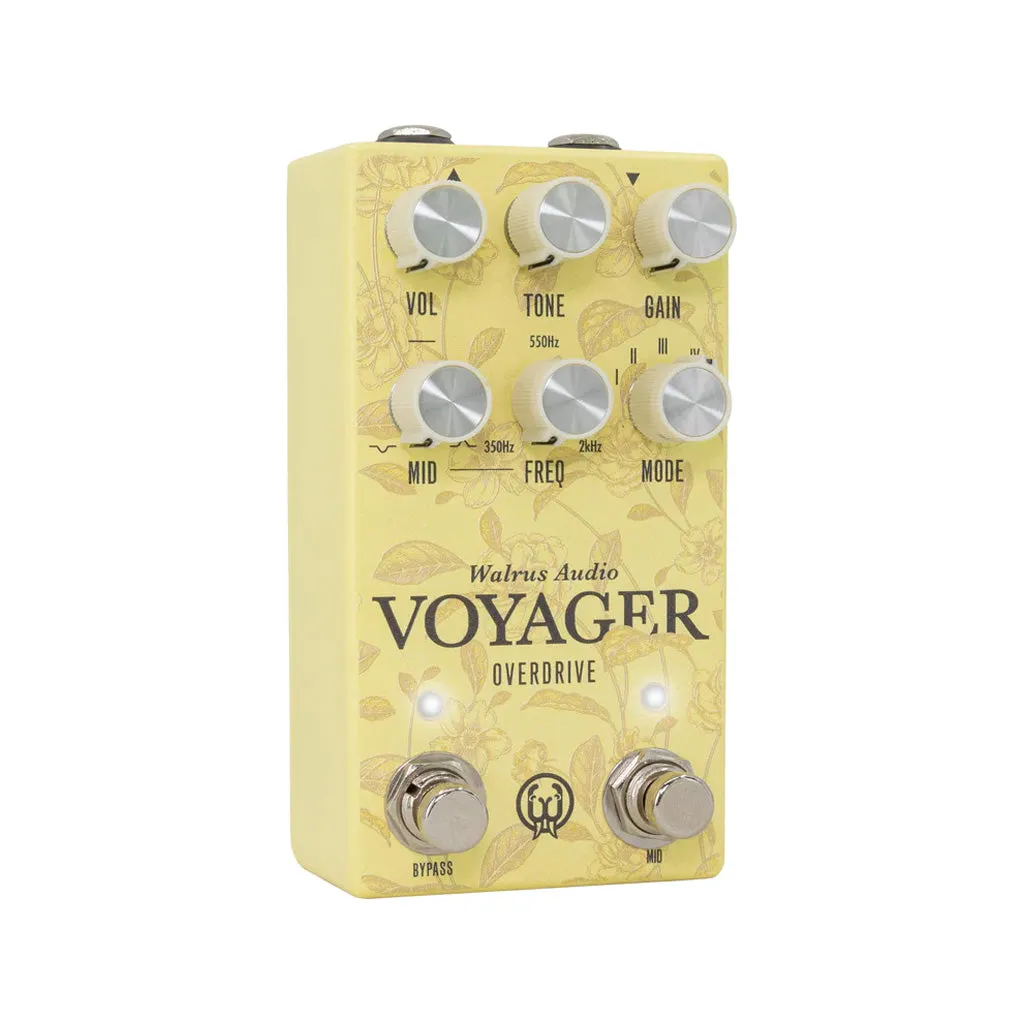 Walrus Audio Voyager Preamp & Overdrive MKII Guitar Effects Pedal, Floral Series 2024