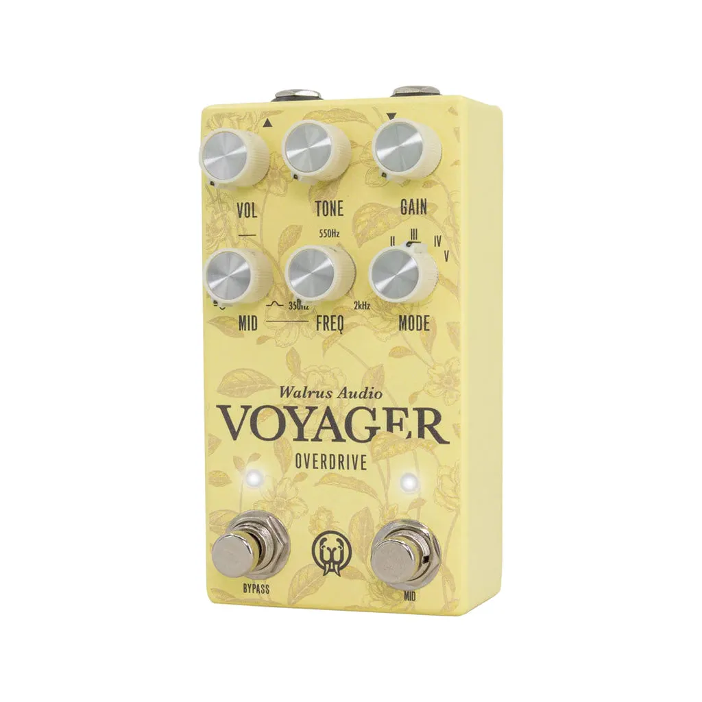 Walrus Audio Voyager Preamp & Overdrive MKII Guitar Effects Pedal, Floral Series 2024
