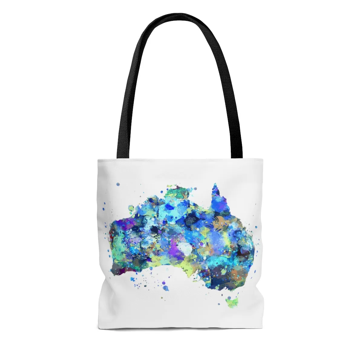 Watercolor Australia Map Tote Bag