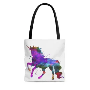 Watercolor Unicorn Tote Bag