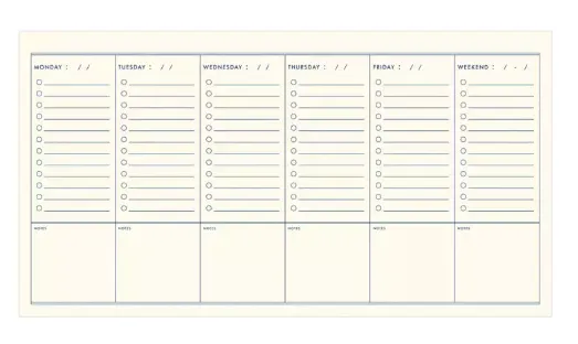 Weekly Planner