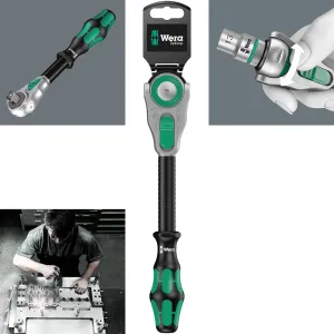 Wera Zyklop Speed Ratchet Wrench 8000C SB 1/2" Drive 277mm 72 Tooth