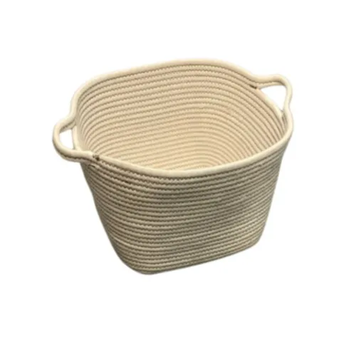 White Organizing Basket