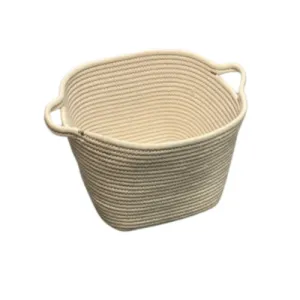 White Organizing Basket