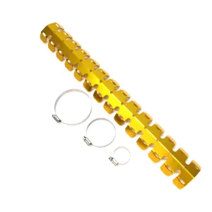 WHITES HEAD PIPE GUARD W/CLAMP - GLD