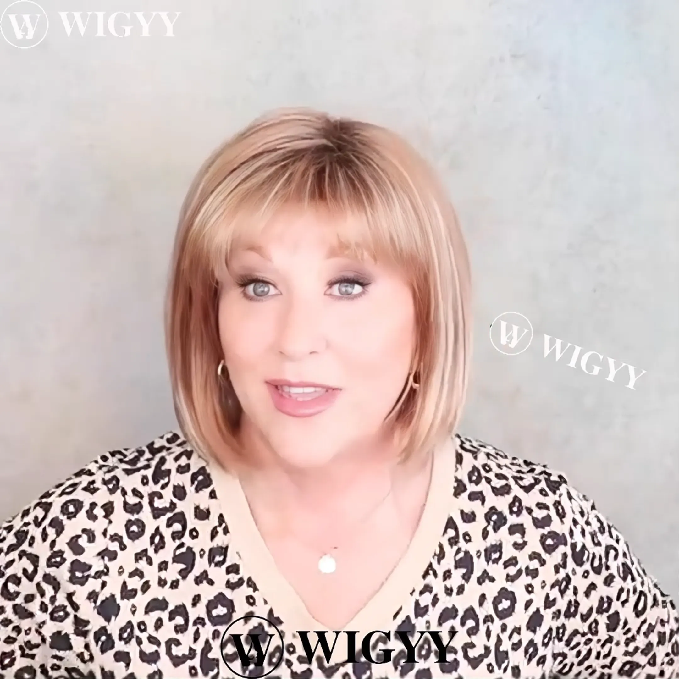 Wigyy Elegant Layered Bob Wigs