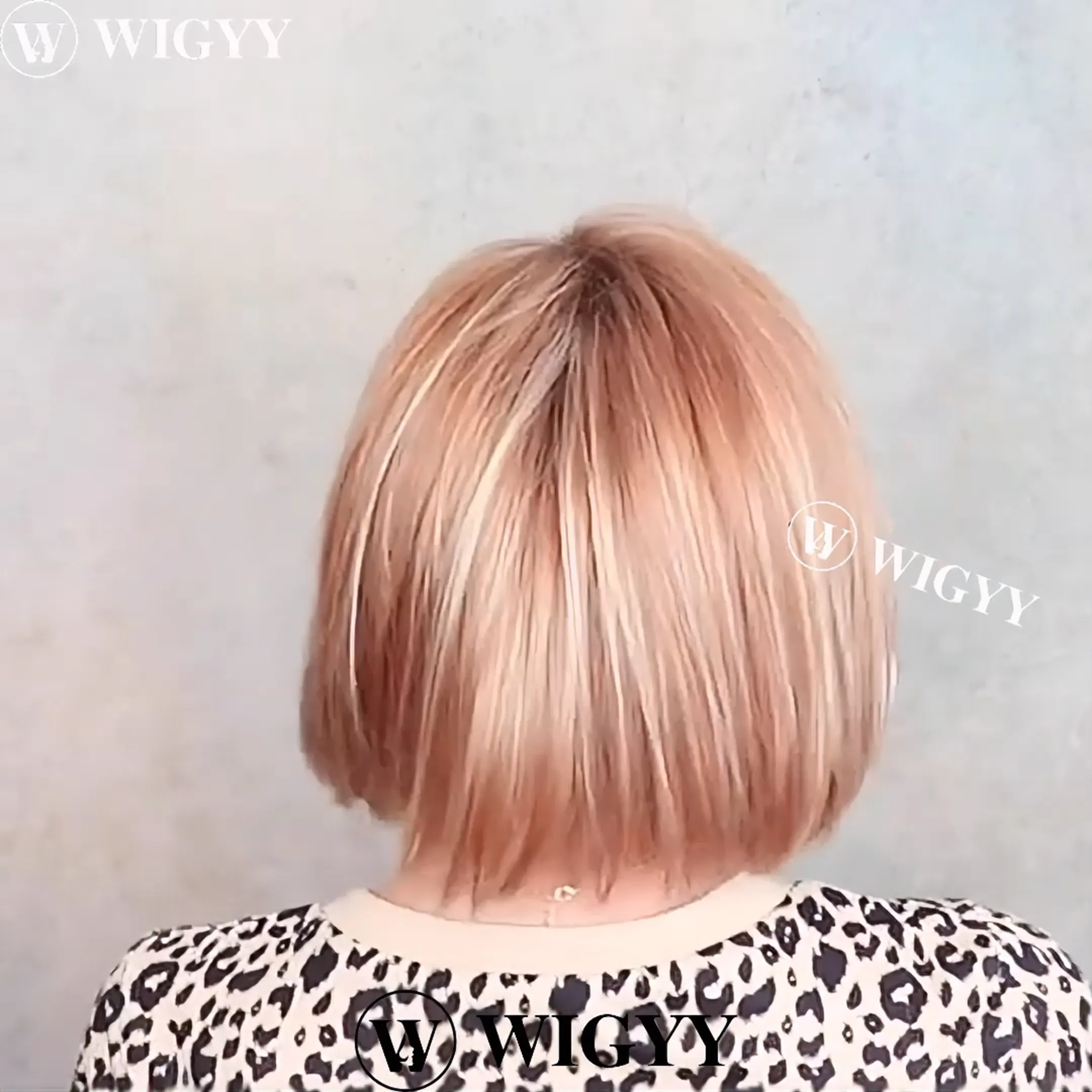 Wigyy Elegant Layered Bob Wigs