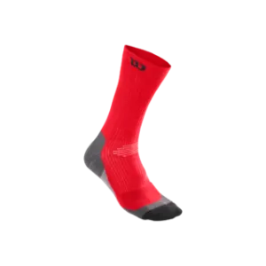 Wilson High-End Crew Sock - Red/Black