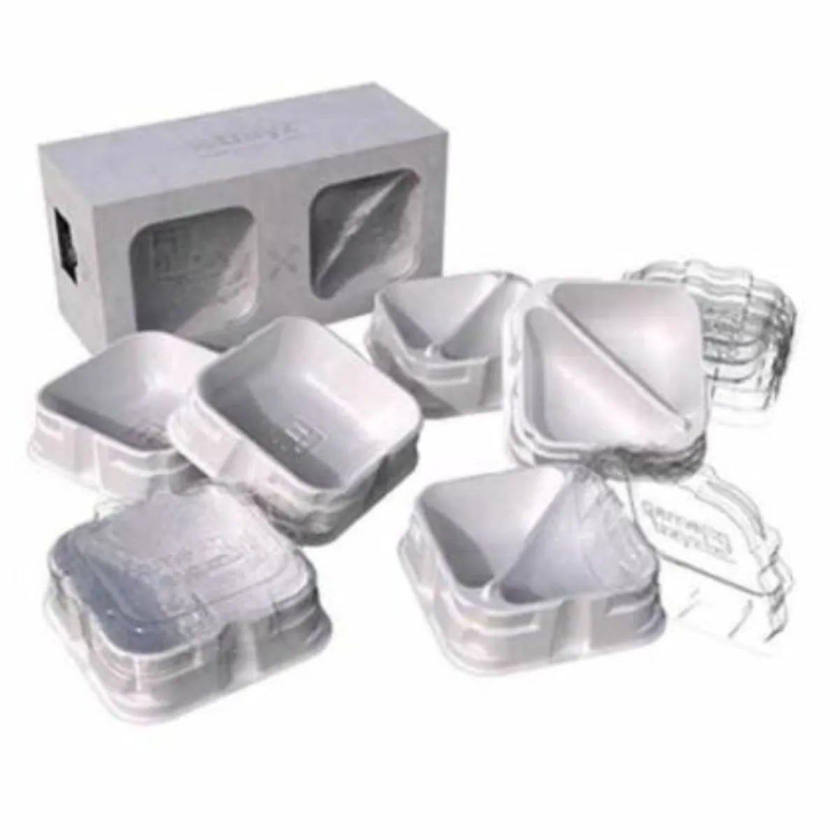 X-Trayz White (Pack of 3 Single and 3 Double Trayz)