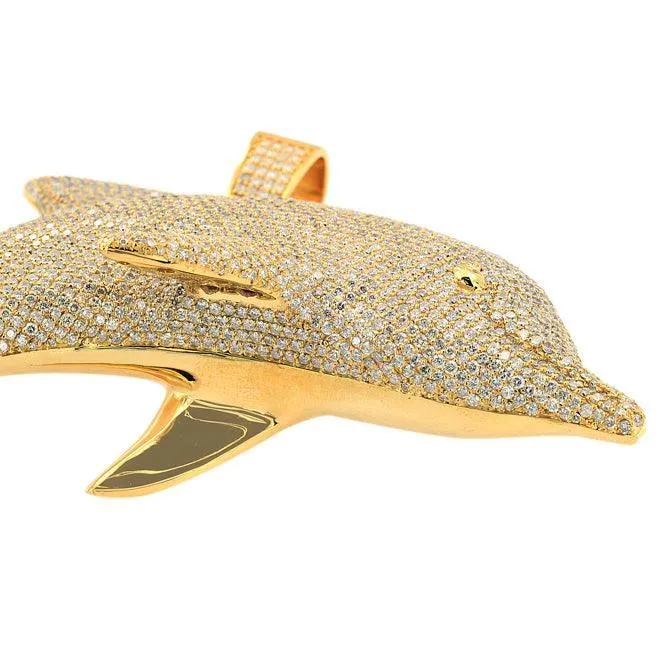 YOUNG DOLPHS CUSTOM DIAMOND PENDANT