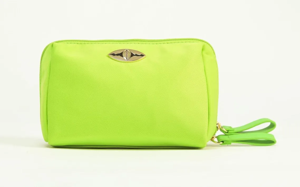 Zina Cosmetics Bag - Neo Green