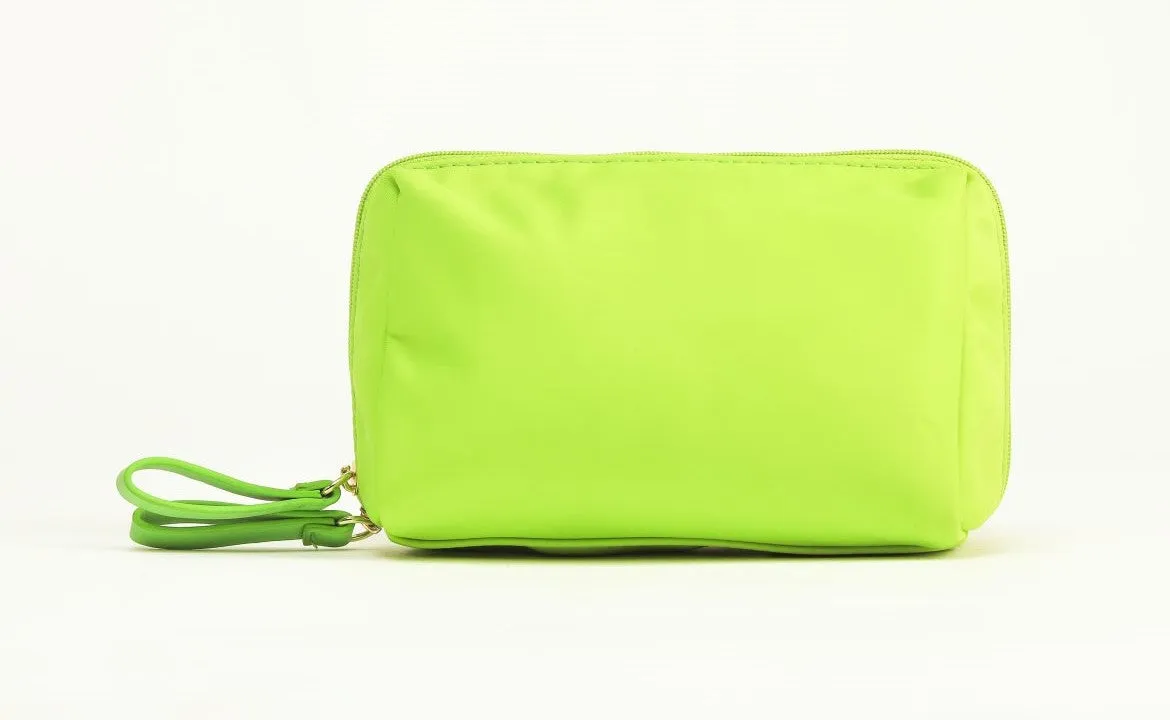 Zina Cosmetics Bag - Neo Green