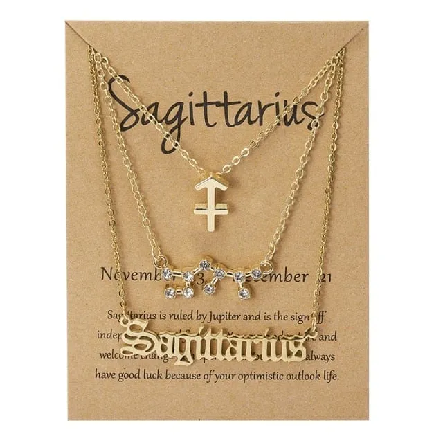 Zodiac & Constellation Layered Necklace