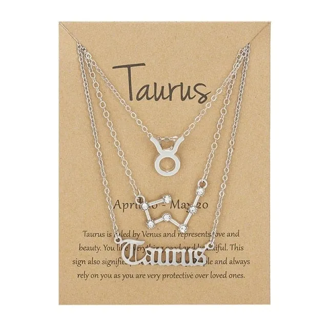 Zodiac & Constellation Layered Necklace
