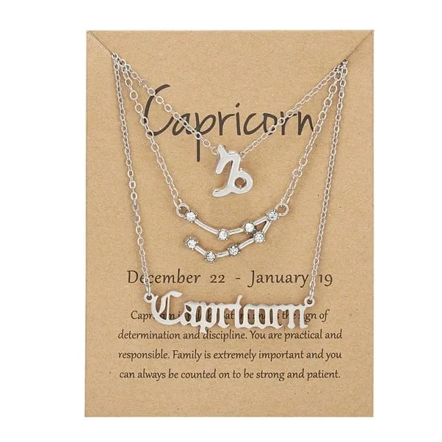 Zodiac & Constellation Layered Necklace