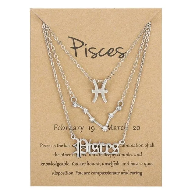 Zodiac & Constellation Layered Necklace
