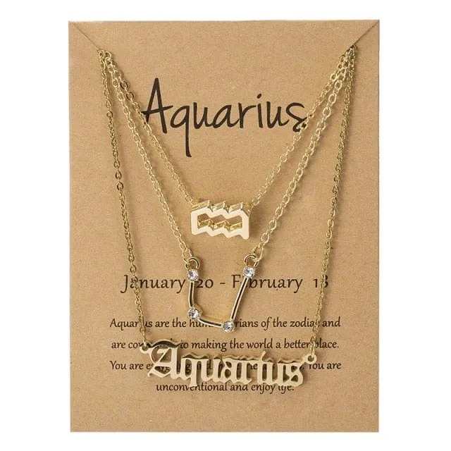 Zodiac & Constellation Layered Necklace