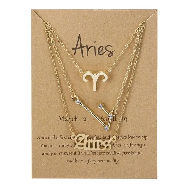 Zodiac & Constellation Layered Necklace