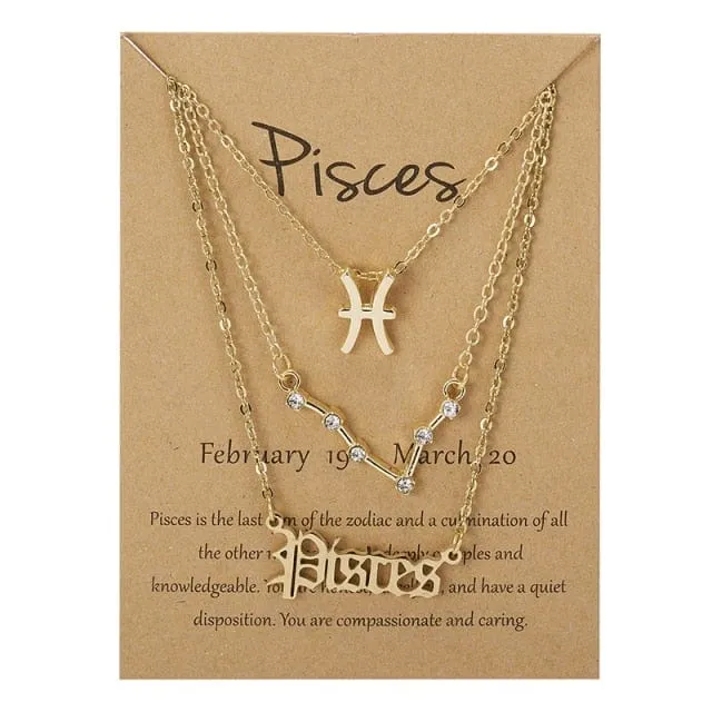 Zodiac & Constellation Layered Necklace