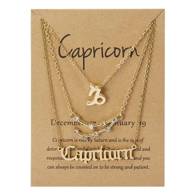Zodiac & Constellation Layered Necklace