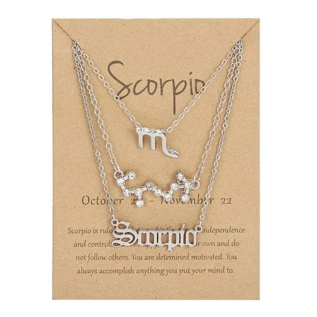 Zodiac & Constellation Layered Necklace