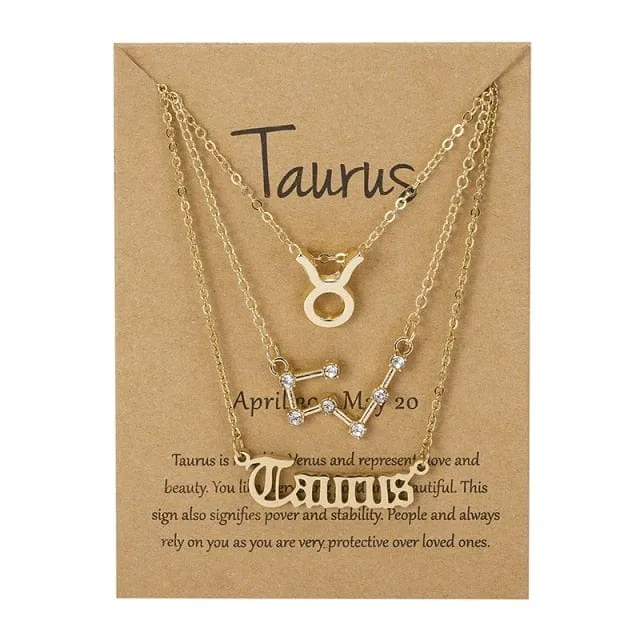 Zodiac & Constellation Layered Necklace